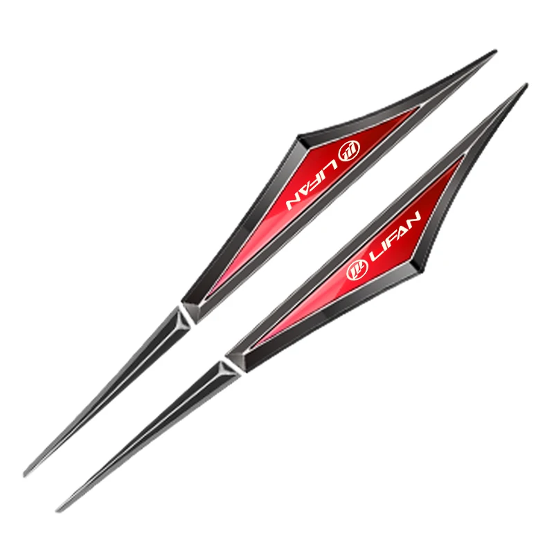 

Автомобильные наклейки из сплава, 2 шт., аксессуары для автомобиля, аксессуары для lifan 620 ev 530x50x70 720 650 300x60 820 520x70x40 630 x80