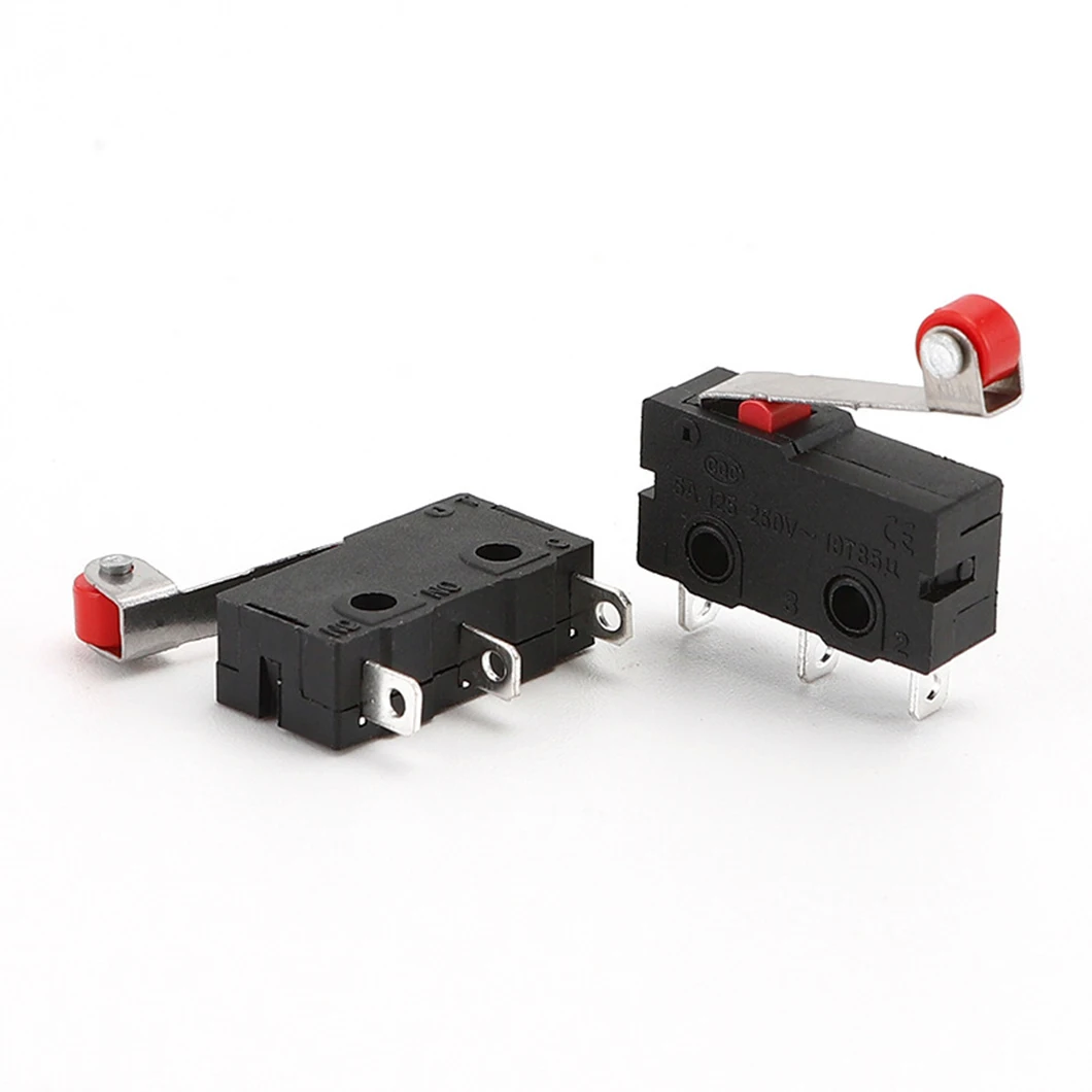ABILKEEN KW12-3/A Мини-микропереключатель 1NO1NC 3-контактный разъем Длинный рычаг с
