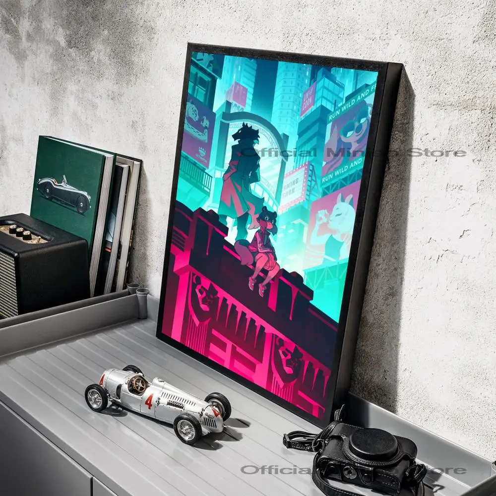 1 шт. новый аниме постер BNA в виде животного самоклеящийся Настенный декор