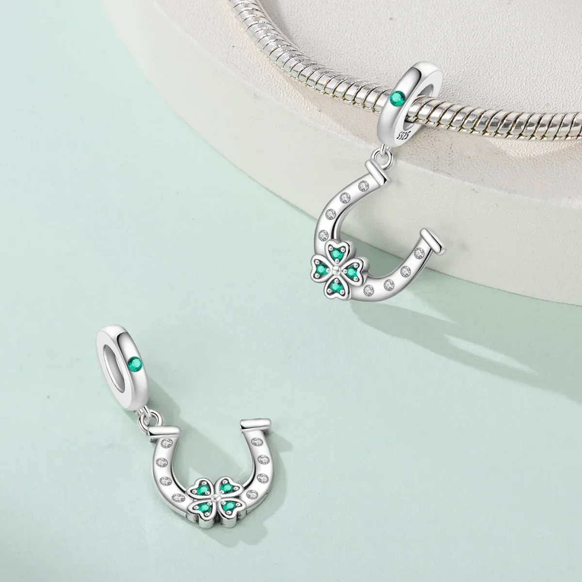 Оригинальные бусины из стерлингового серебра 925 пробы серия весенних цветов