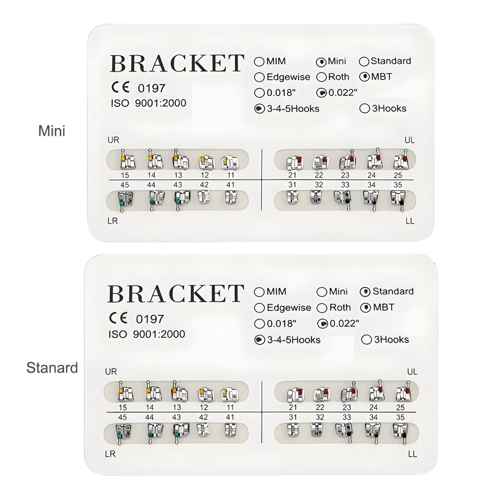 XYSZ 1 упаковка Стоматологические Ортодонтические мини кронштейны для рота