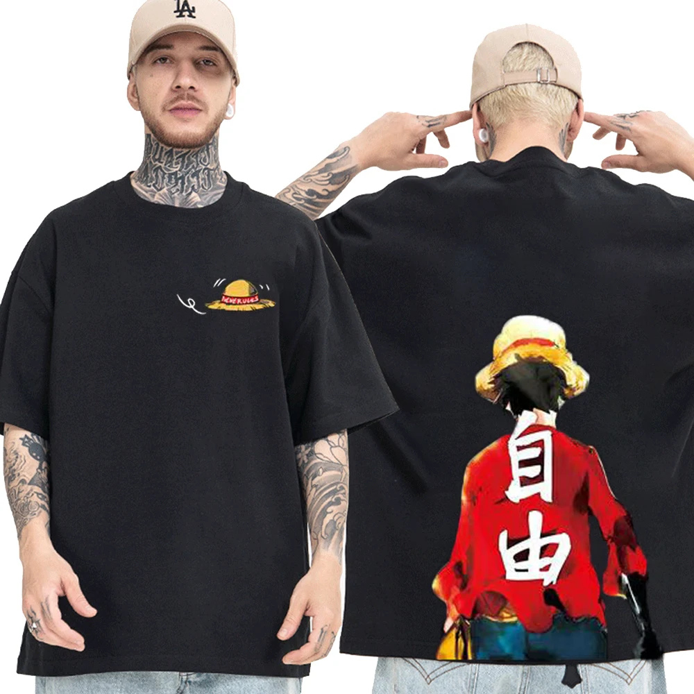 

Hot Blood Anime T Shirt For Men Summer Japanese 100%Cotton Oversized T-Shirt Short Sleeves Casual Beast Fitness Tops Tees Shirts
