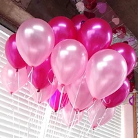 10pcslot 10inch rose pearl latex balloons 21 colors inflatable round air balls wedding happy birthday party balloons decoration
