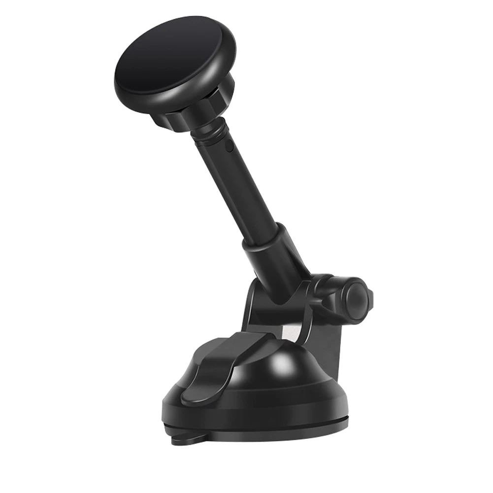 

Suction Cup Car Phone Holder Metal Rotation Magnetic Telescopic Dashboard Anti Slip Universal Multifunctional Wide Compatible