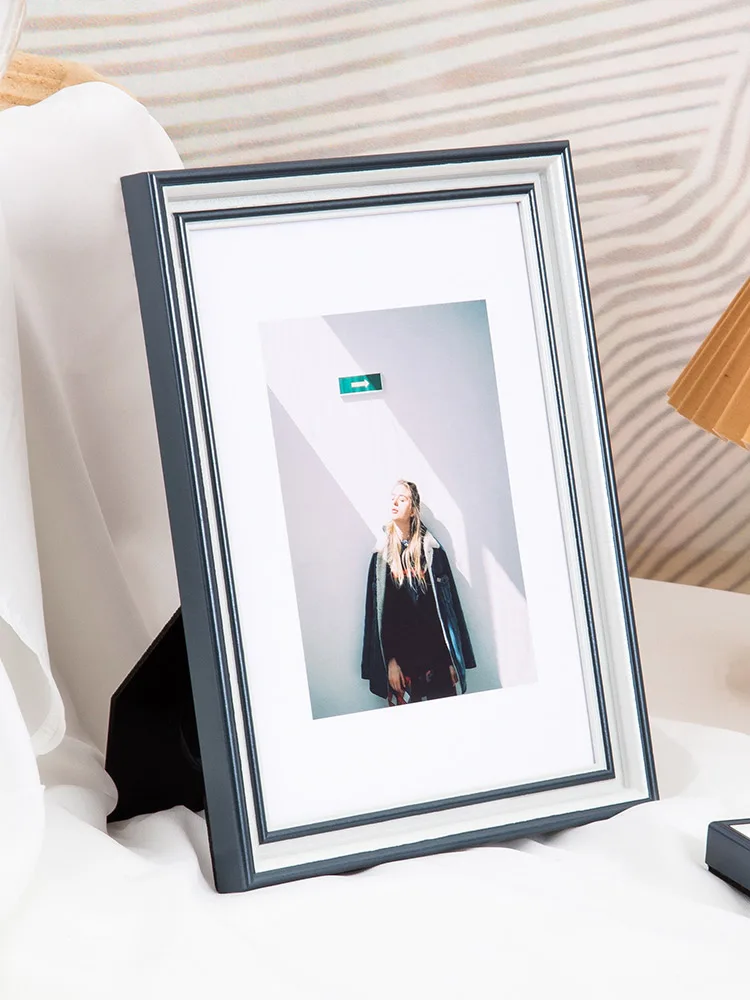 

Nordic Resin Photo Frame Elegant Creative Ornament Simple Display Art Luxury Picture Frame Living Room Cadre Photo Home Decor 50