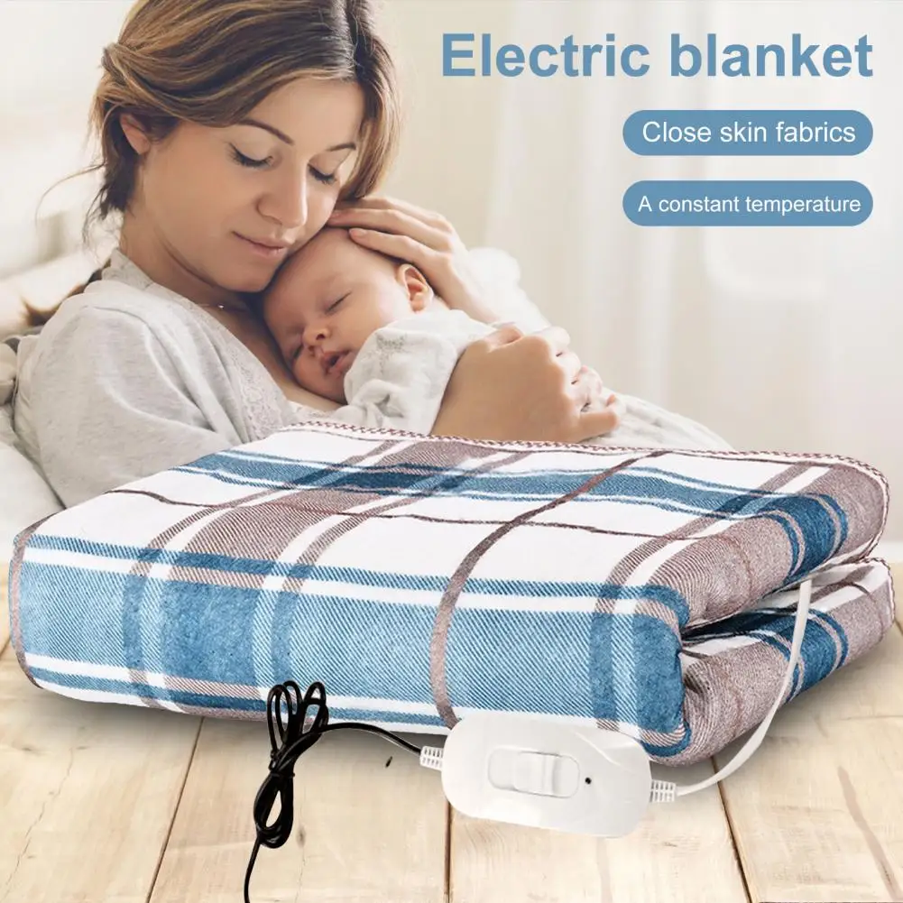 

Electric Blanket 2-speed Adjustable Constant Temperature Thicker Heater Single Double Body Warmer Blanket USB Heated Pad