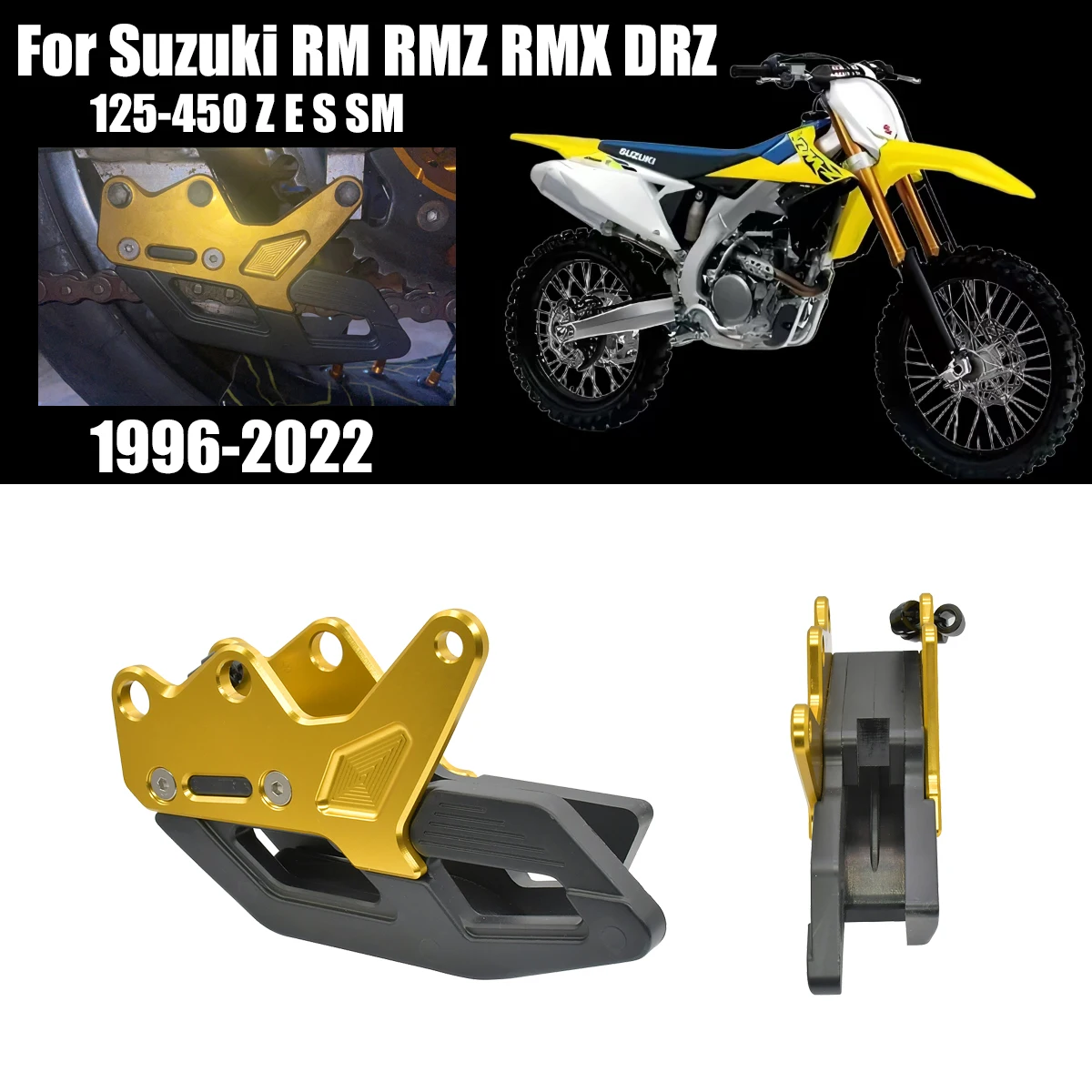 

Направляющая цепи с ЧПУ для мотоцикла Suzuki RM125 RM250 RMZ250 RMZ450 RMZ450Z DRZ400SM RM 125 250 Z250 Z450 Z450Z Z400SM