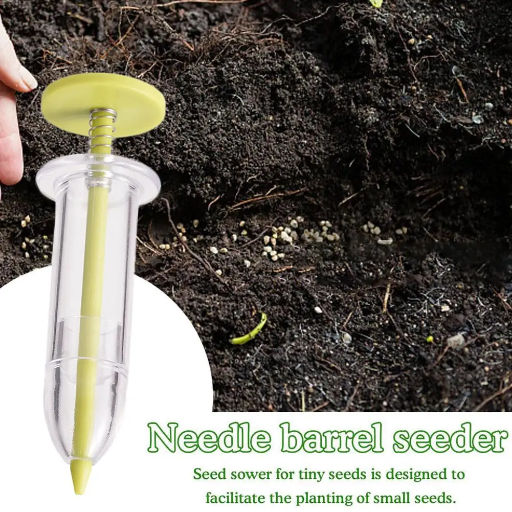 

Mini Sowing Seed Dispenser Sower Small Spreader Manual Planter Hand Garden Tool For Carrot Lettuce Grass And Spinach X5A4