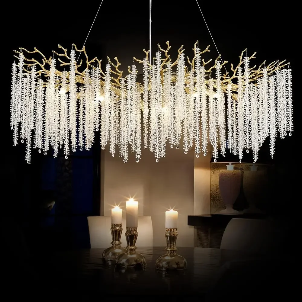 Светодиодная люстра в стиле ретро