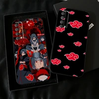 naruto anime phone case for huawei honor 10 v10 10i 10 lite 20 v20 20i 20 lite 30s 30 lite pro carcasa liquid silicon black