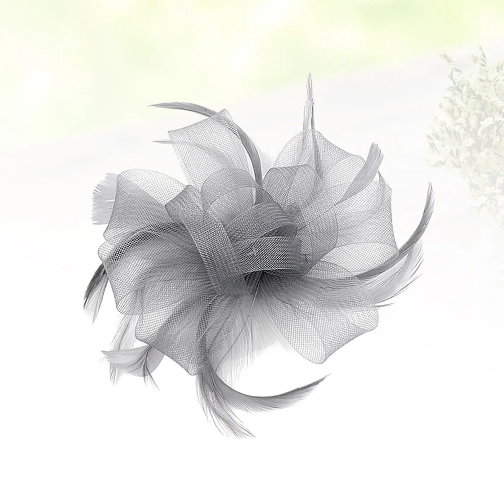 

Hair Accessories Kids Issue Card Headdress Mesh Clip Flowers Gauze Bride