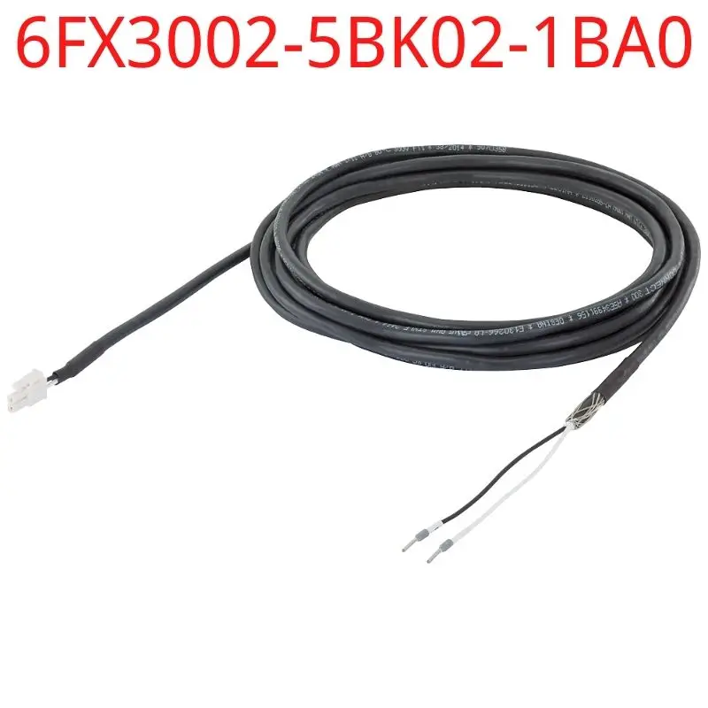 

6FX3002-5BK02-1BA0 Brand New Brake cable pre-assembled 6FX3002-5BK02-1BA0 2x0.75, for motor S-1FL6 LI with V90 230 V