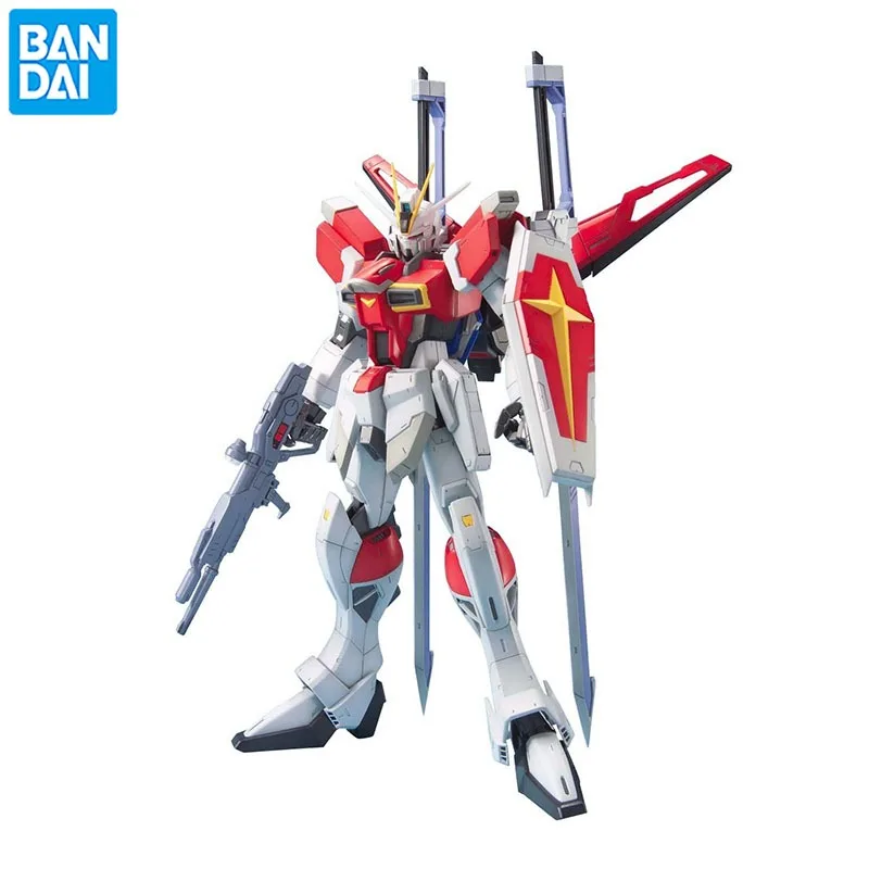 

In Stock Bandai MG 1/100 Swoed Impulse Gundam Original Anime Figure Model Doll Action Figures Collection Toys Christmas Gifts CE