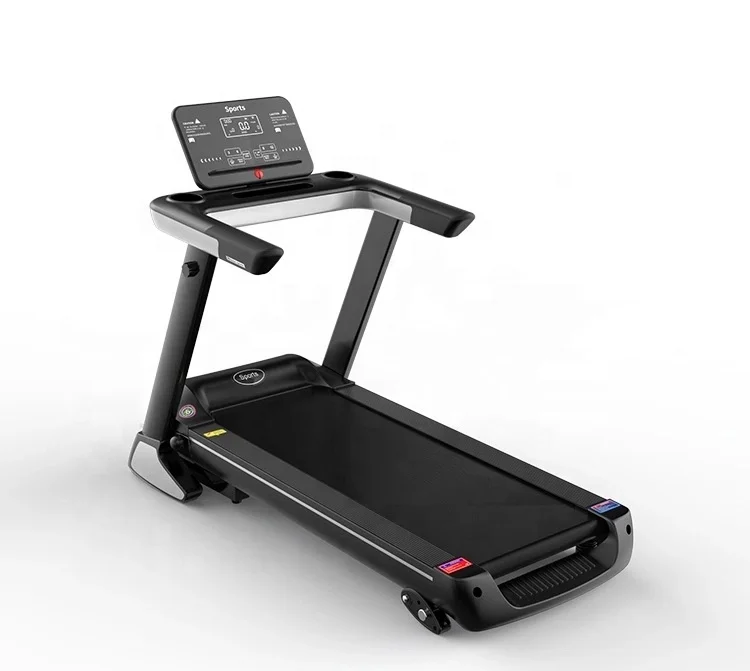 Домашняя амортизирующая беговая дорожка с высоким мотором и функцией сердечного