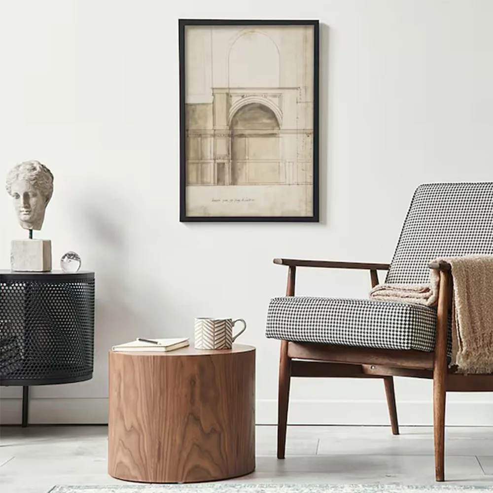 Винтажный чернильный постер для рисования на холсте