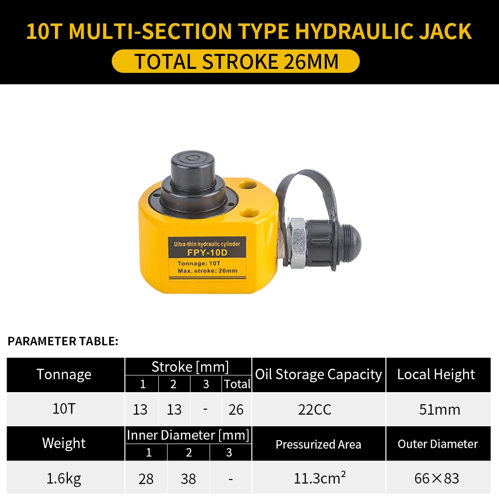 

DOOROOM FPY Гидравлический домкрат 10T