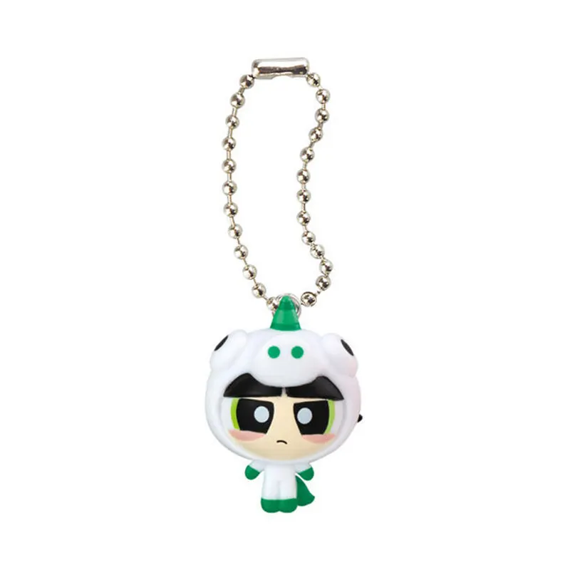 Фото Брелок-подвеска Bandai Powerpuff Girls Blossom в форме единорога и кролика, мини-фигурка Gashapon, украшение для сумки для взрослых коллекционеров №4