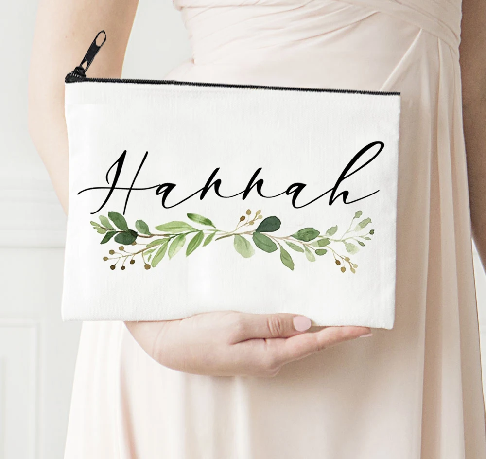 

Customization Name Makeup Bag Retro Mom Make Up Pouch Personalized Gift for Moms Cosmetic Bags Beauty Mother's Day Gift