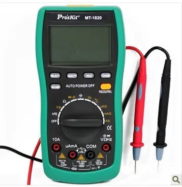 

ProsKit MT-1820 high-precision automatic range intelligent anti-burning dual digital display multimeter multi-purpose multimeter