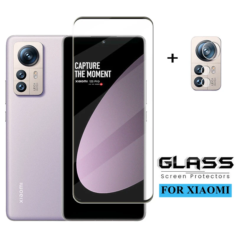 

Full Cover Glass For Xiaomi 12S Tempered Glass For Xiaomi 12S 12 Pro Screen Protector Protective Phone Lens Film Xiaomi 12S