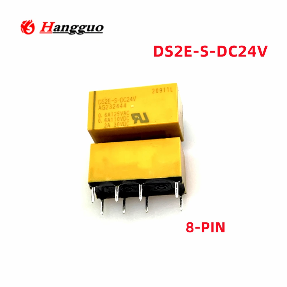 5 шт./лот оригинальное DS2E-S-DC5V DC12V DC24V DS2E-S В 12 24 два открытых закрытия 2A 8-контактное