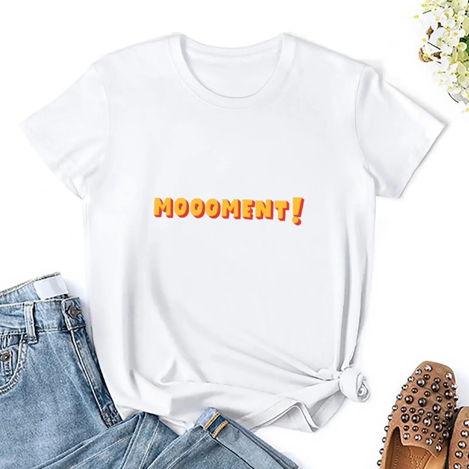 Moooment - Loriot TV Kult-немецкая Футболка с принтом животных быстросохнущая Эстетическая