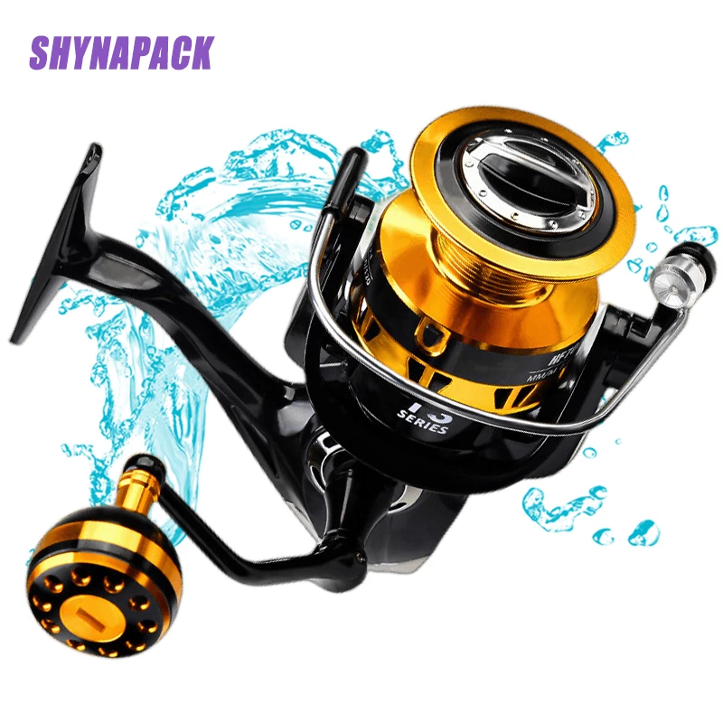 

Fishing Spinning Reel Metal Spool 5.2:1/4.7:113BB Ball Bearings Carp Fishing Reel BK2000-7000 Metal Line Cup Sea Tackle