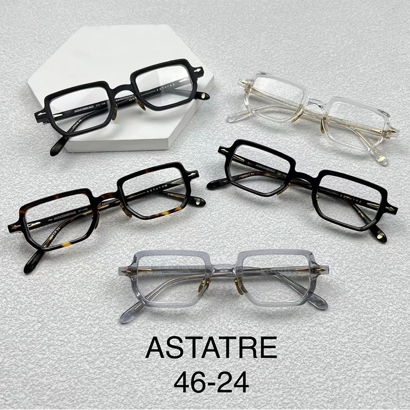

High Quality JACQUES MARIE Retro Vintage Square Acetate Frame Eyeglasses Optical Glasses Designer Glasses Clear Glasses Women