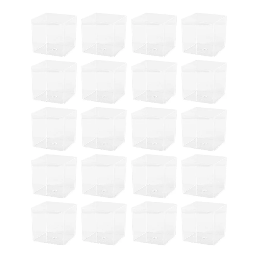 

20 шт. прочные десертные чашки, прозрачные пудинговые чашки, чашки для Муса, простые пудинговые чашки для ресторана, десертный магазин, дома