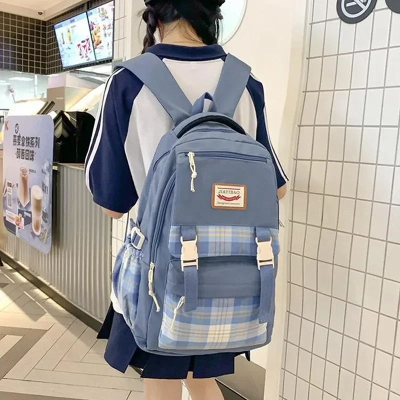 

Новый милый женский рюкзак, водонепроницаемые нейлоновые школьные рюкзаки с несколькими карманами для студенток, женские милые рюкзаки для ноутбука