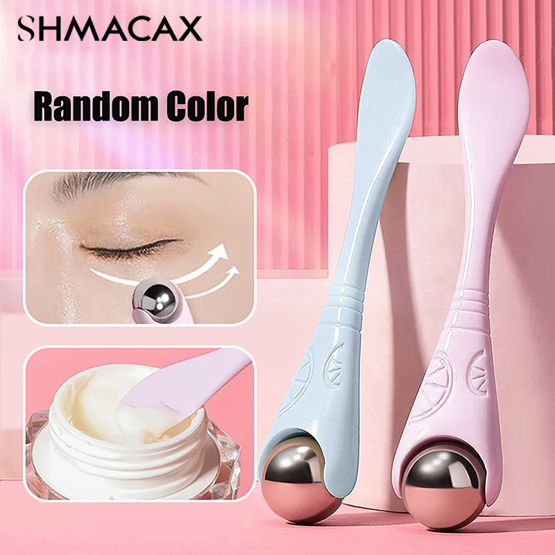 Роликовая палочка для массажа глаз с двойной головкой двойного использования