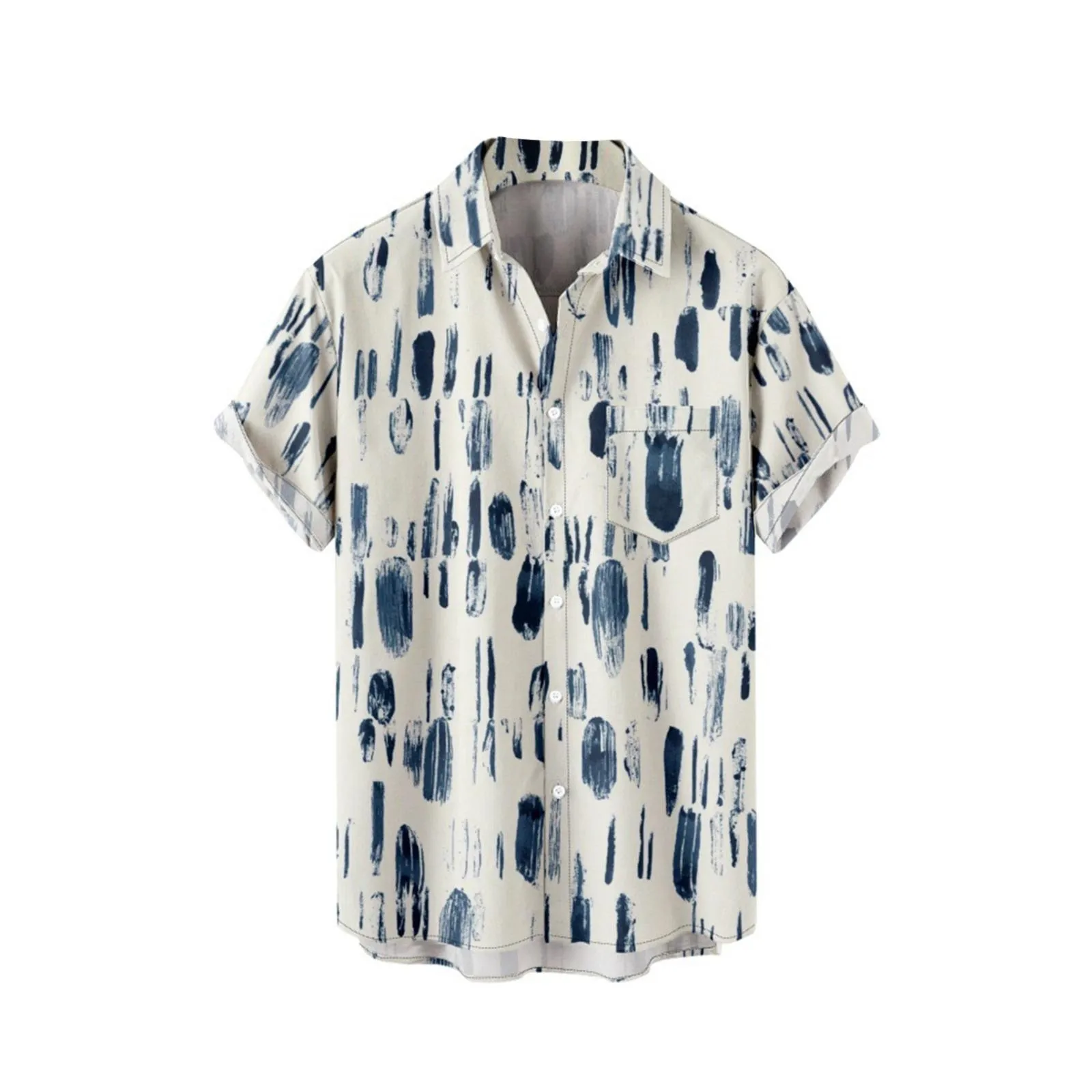 

Summer Hawaiian Shirt Harajuku 3d Print Blouses Button Down Short Sleeve Рубашка Traf Official Store Beach Camisas Blusas Hombre