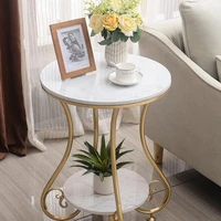 luxury marble side table creative end tables nordic sofa corner table bedroom furniture golden coffee table beside endtable
