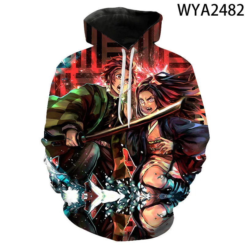 

Kimetsu No Yaiba Demon Slayer Streetwear Boy Girl Kids 3D Printed Hoodies Sweatshirts Men Women Children Pullover Jacket