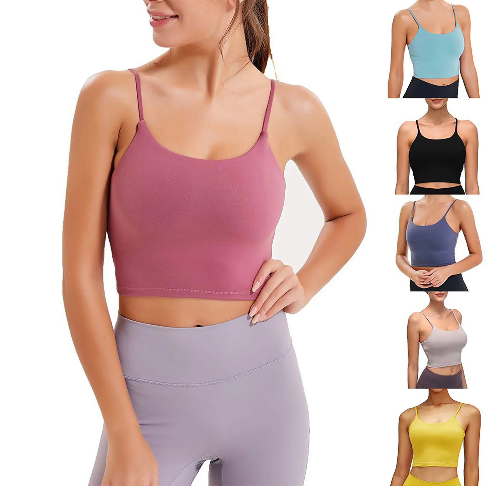 

Short Ladies Vest pad movement Women Tank Chest Fashion Tops Sleeveless Casual Intimates Intimates Underwear Bra