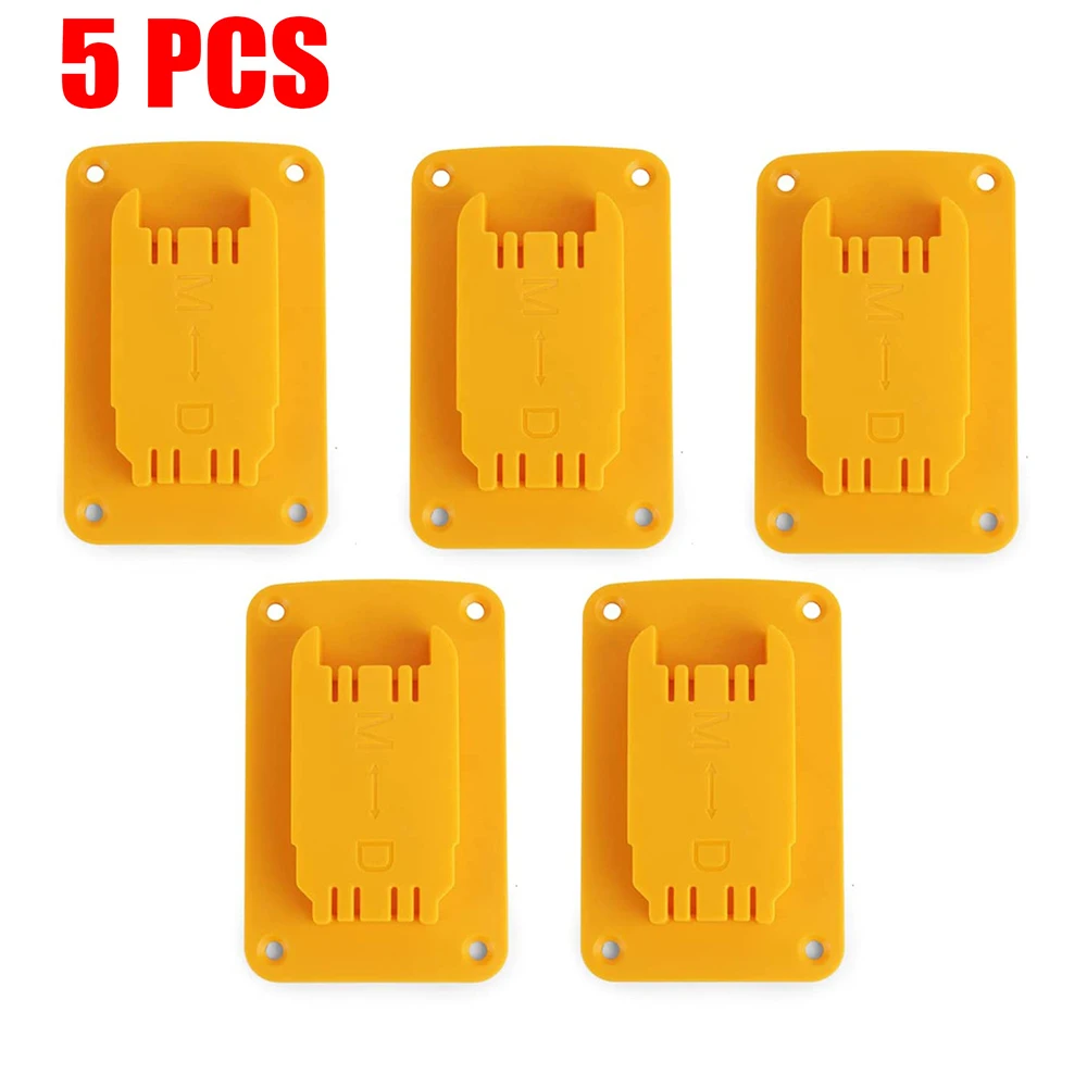 

5Pcs Tool Mount Holder Hanger For Dewalt 20V Milwaukee 18V Electric Drill Fastening On Wall Work Bench Li-Ion Cordless Tool