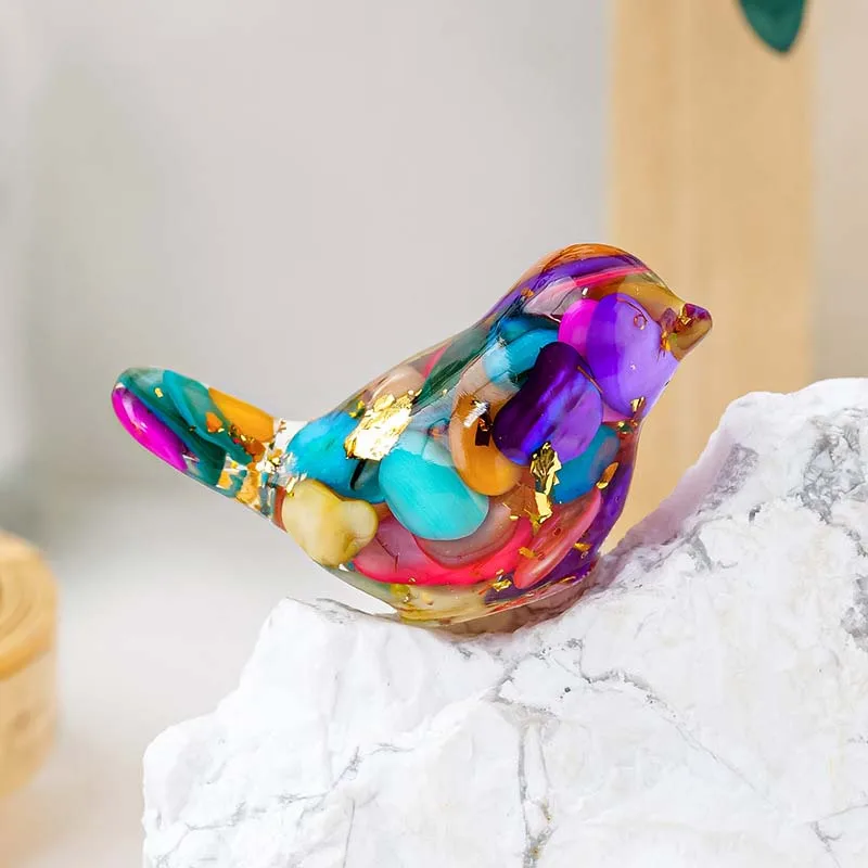 

Хрустальные фигурки птиц