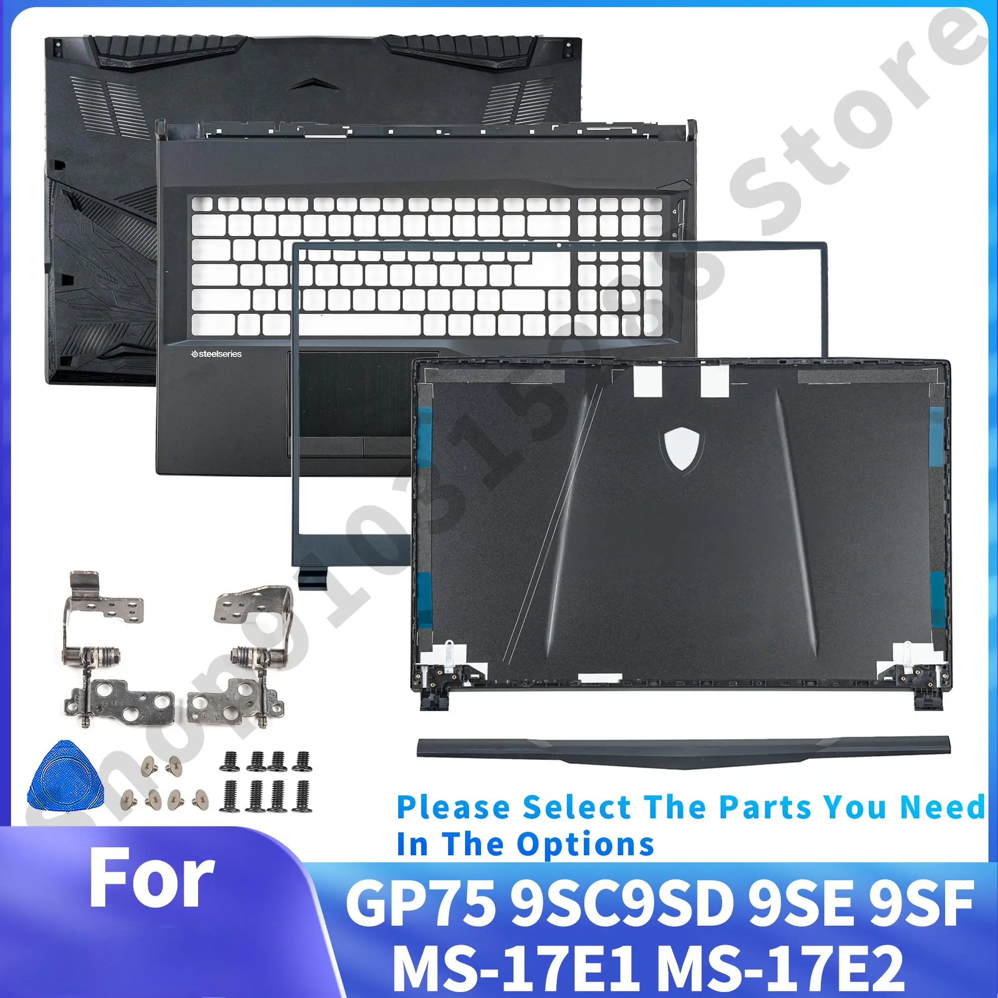 Корпус для GP75 9SF 9SE 9SD 9SC MS-17E1 MS-17E3/17E 2 задняя крышка ЖК-дисплея передняя панель Упор