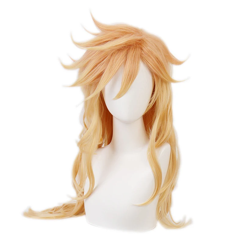 

Demon Slayer Anime Cosplay Wig Douma Gradient Level Long Curly Hairs Heat Resistant Synthetic Hair Carnival Halloween Wigs Props