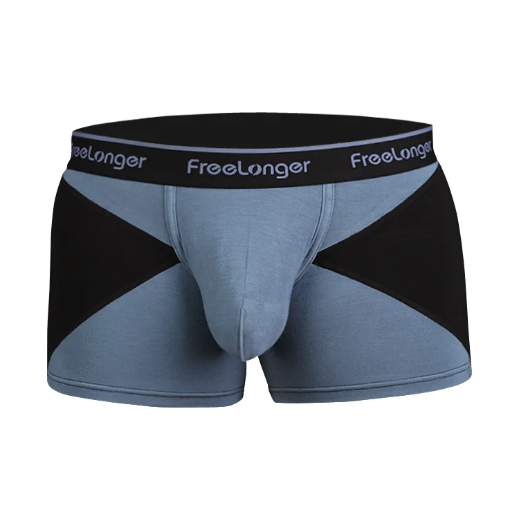 Male Bigger Dick Boxers U Bulge Penis Relax Pouch Elastic Convex Underwear Chic Loungewear Soft Designer Modal Fashion Underpant