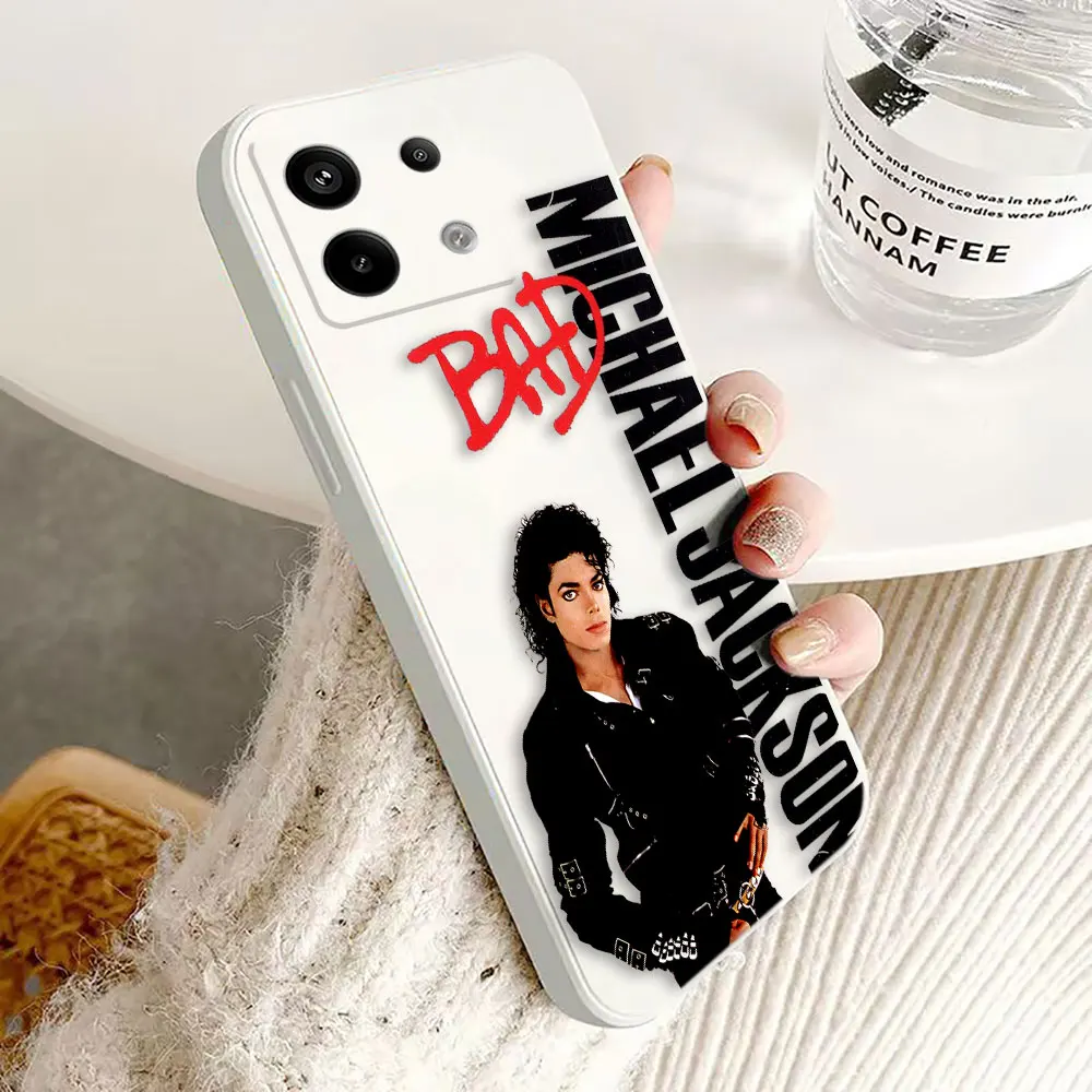 Фото Чехол для телефона Singer M-Michael J-Jackson на заказ для Xiaomi Redmi Note 14 13 12 12S 11 11T 11S 10 10T 10S 10X 9 8 7 PLUS №3