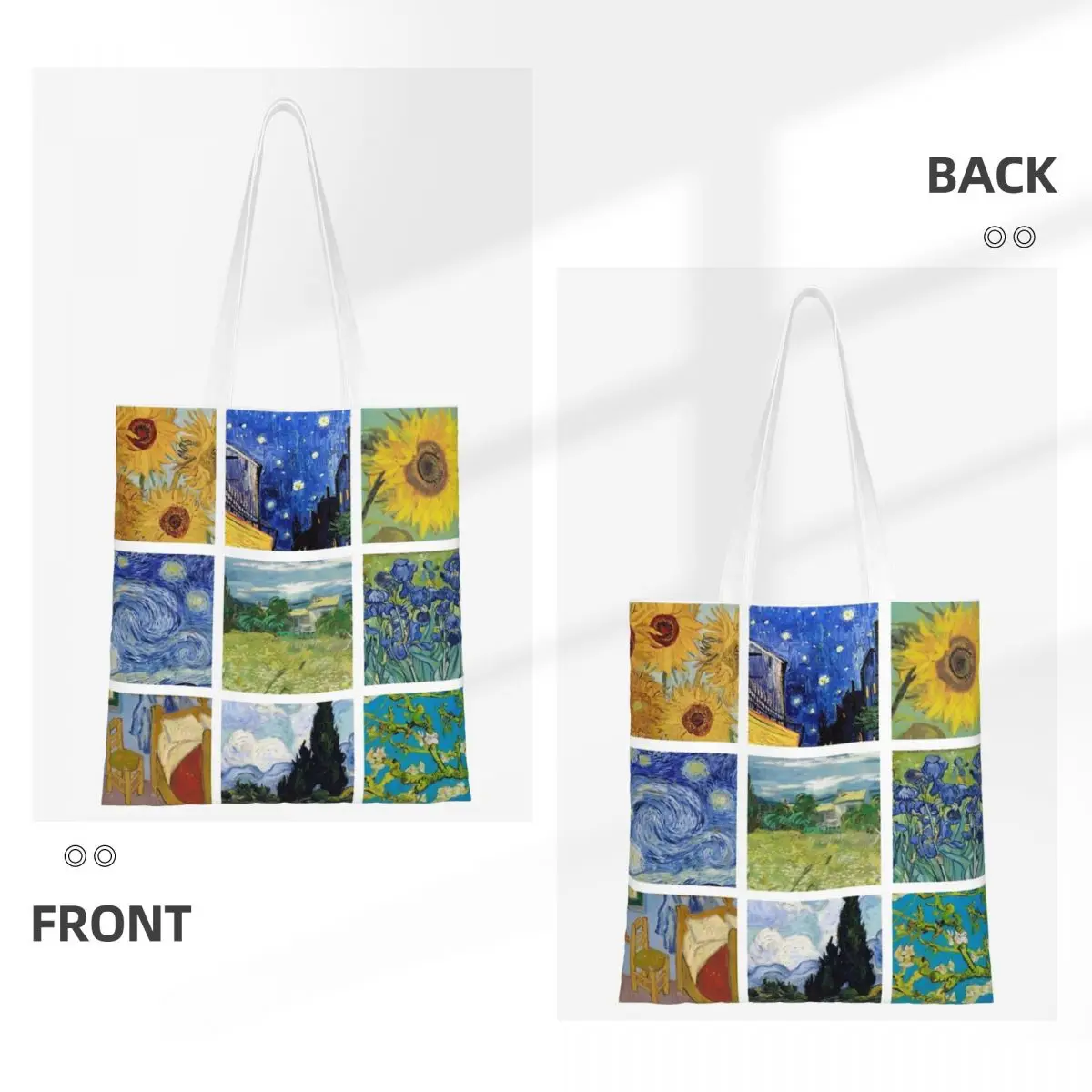 Унисекс Ван Гог коллаж искусство подарок сумки-тоут женская сумка