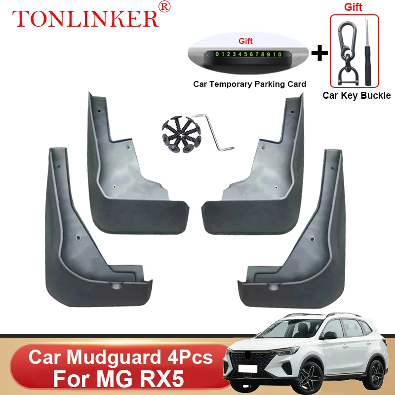 

TONLINKER Car Mudguard For MG RX5 Restyling 2022 2023- Mud Flaps Mudguards Splash Guards Front Rear Fender Mudflaps Accessories