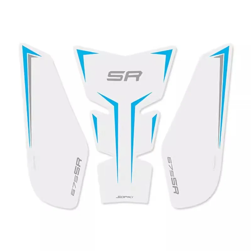 

Новый бак мотоцикла, тяговая боковая накладка, наколенник, защитная наклейка, крышка для 675SR SR-R SS 675SR-R SR675 675 SR 675SS 2025, детали