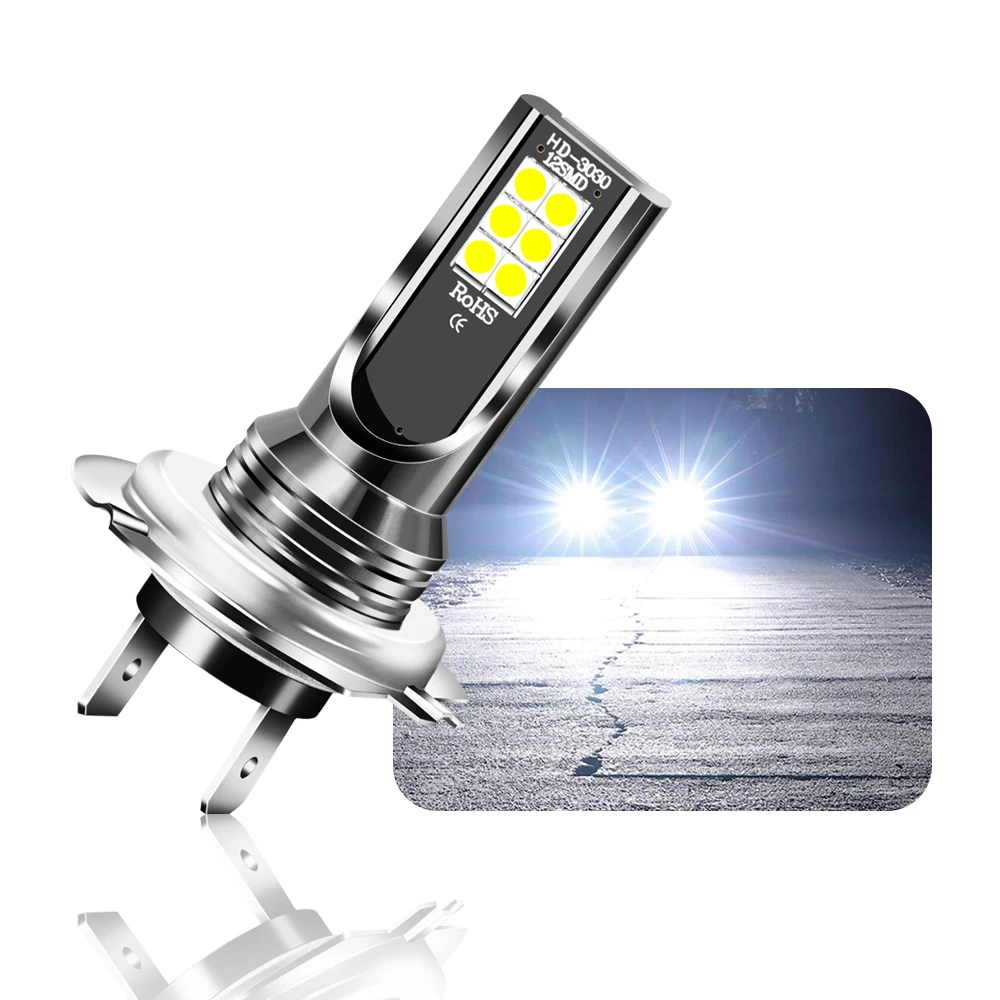 2 шт. H7 Светодиодные Автомобильные фары супер яркие прочные Противотуманные для
