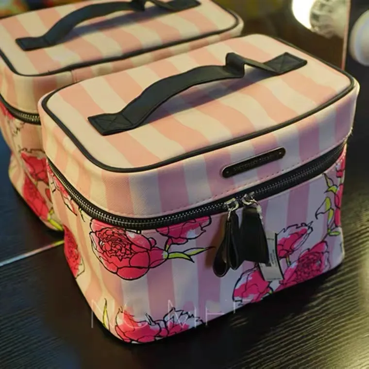 Женский цветочный чехол для косметики VS дорожная сумка на молнии удобная