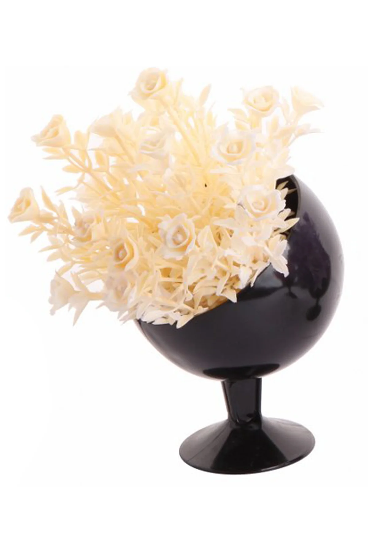 

Mica Pedestal Globe Plug Decorative Artificial White Rose 16 cmAnime, Genshin Effect, Stickers, One Piece, home Decor