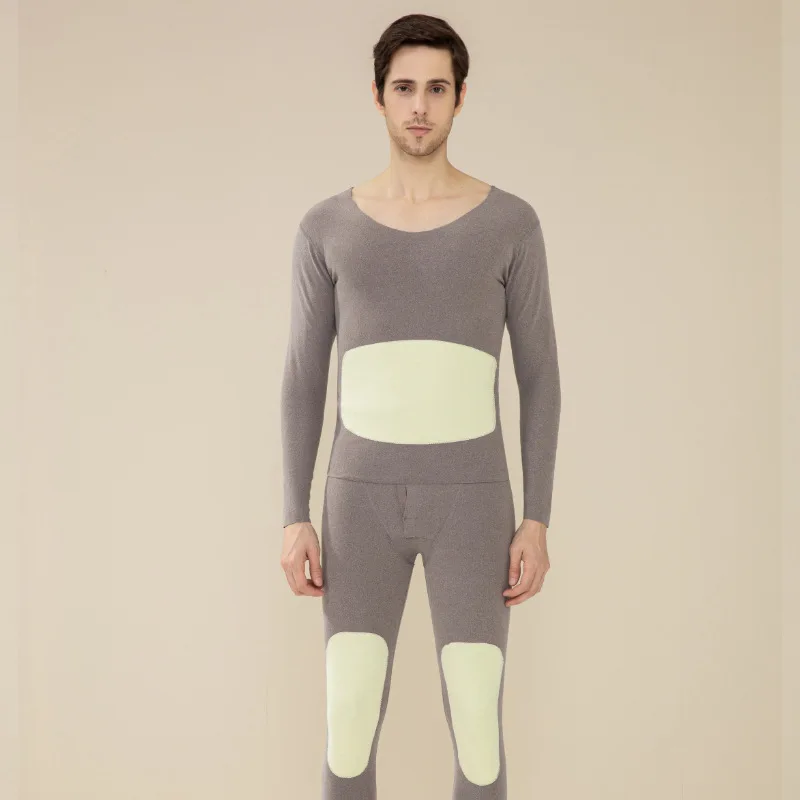 

Electric thermal underwear ladies seamless velvet clothes autumn suit plus velvet thickening long trousers heating bottoming