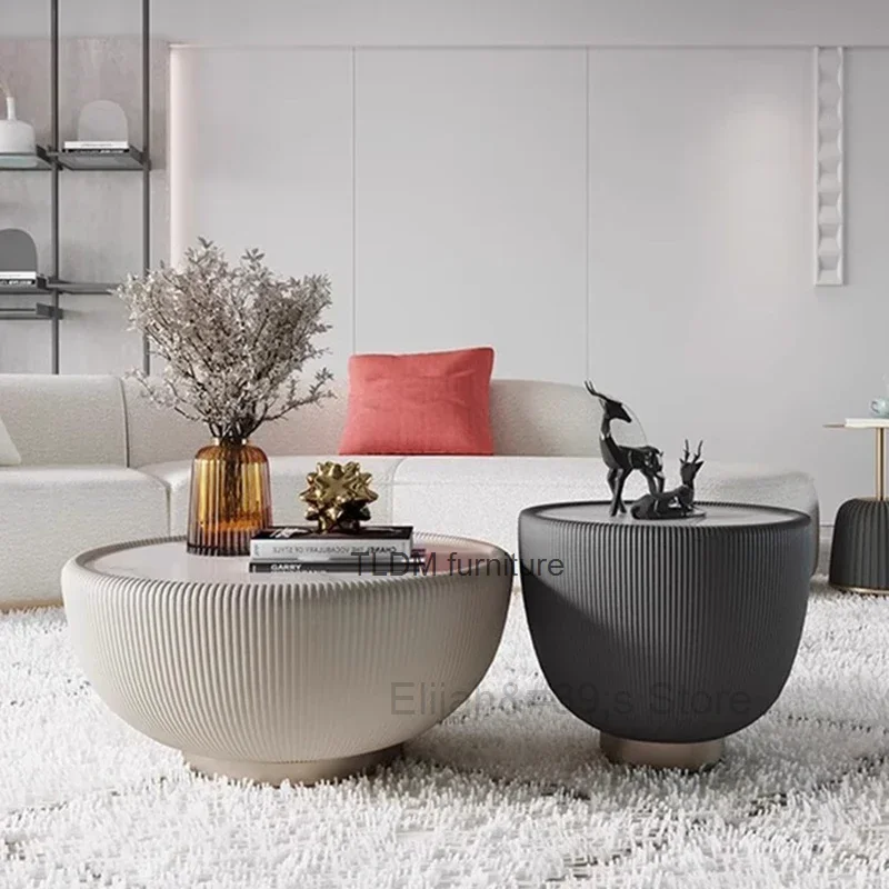 Роскошный креативный журнальный столик современная гостиная белый