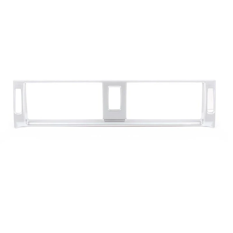 

Central Control Air Conditioning Outlet Vent Frame Cover Trim for Land Rover Discovery 5 2021 2022,Silver